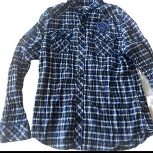 Dkny logo mens fashion shirt size large